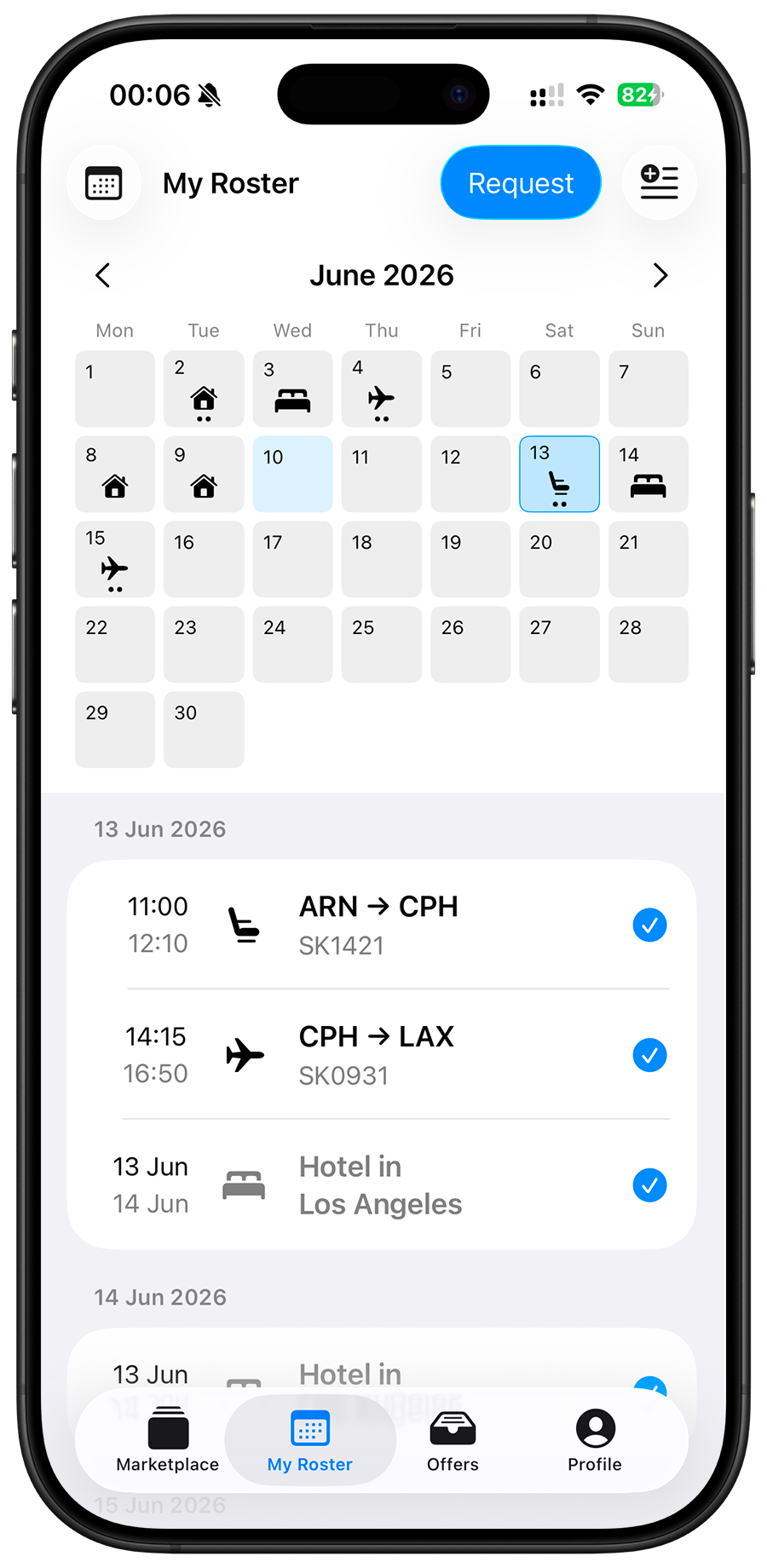Swap app preview